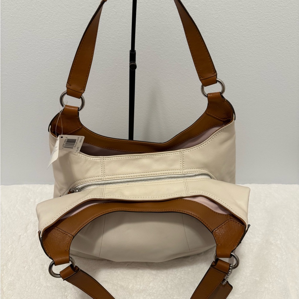 Coach Vintage SoHo NWT’s White/Nutmeg Brown Hobo Bag - Picture 5 of 9